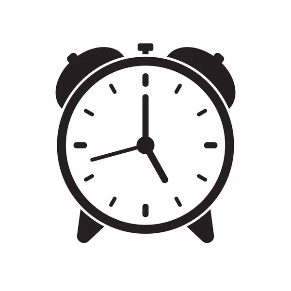 Alarm Clock Icon Vector Illustration Retro Alarm Clock — Vetor de Stock