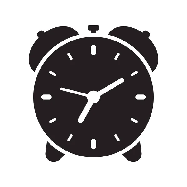 目覚まし時計アイコンベクトルイラストレトロな目覚まし時計 ストックイラスト — ストックベクタ
