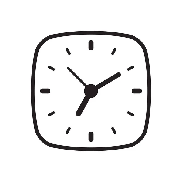 Icono Del Reloj Tiempo Icono Vector Ilustración — Vector de stock