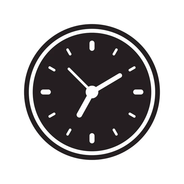 Icône Horloge Icône Temps Illustration Vectorielle — Image vectorielle