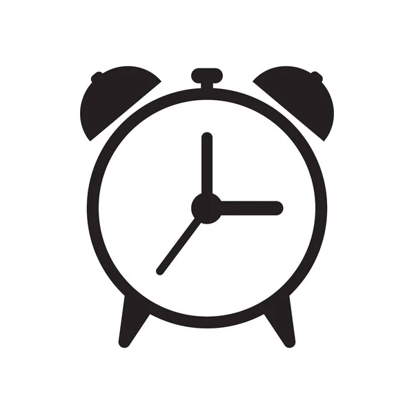 Ilustração Vetor Ícone Relógio Alarme Despertador Retro — Vetor de Stock