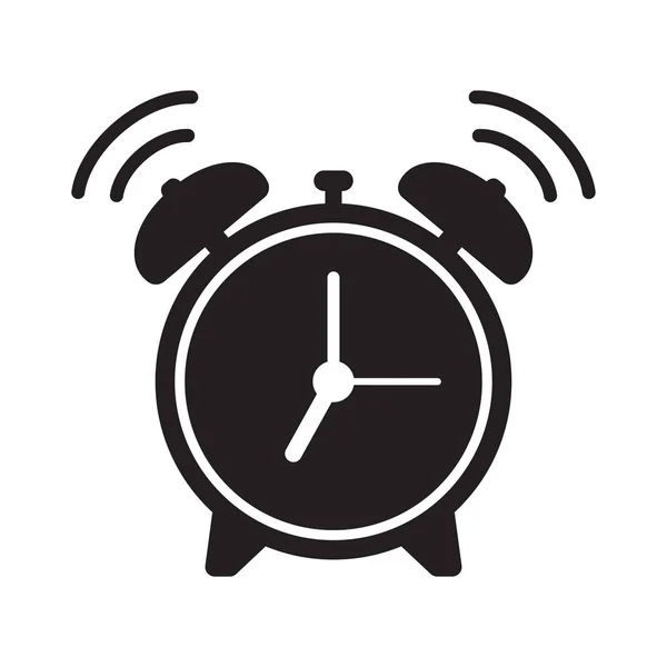 Ringing Alarm Clock Icon Alarm Clock Icon Retro Alarm Clock — Stock Vector