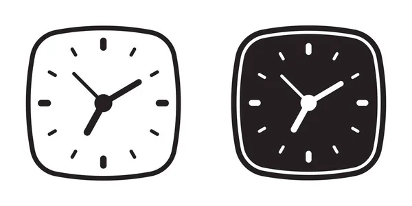 Ícone Relógio Ilustração Vetor Ícone Tempo —  Vetores de Stock