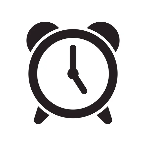 Icono Del Reloj Despertador Ilustración Del Vector Del Reloj Alarma — Vector de stock