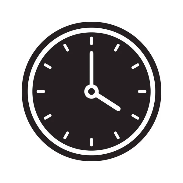 Icono Del Reloj Tiempo Icono Vector Ilustración — Vector de stock