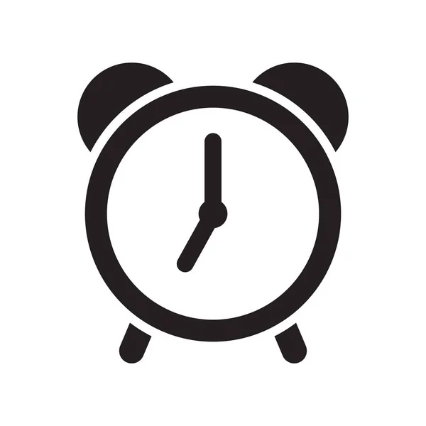 Alarm Clock Icon Vector Illustration Retro Alarm Clock — Vector de stock