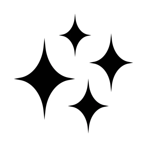 Glanz Symbol Sauberes Stern Symbol — Stockvektor
