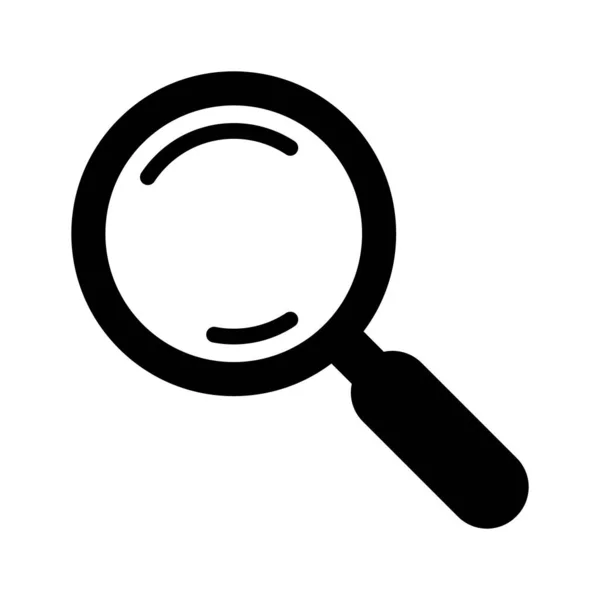 stock vector Magnifying glass icon, magnifier or loupe sign.