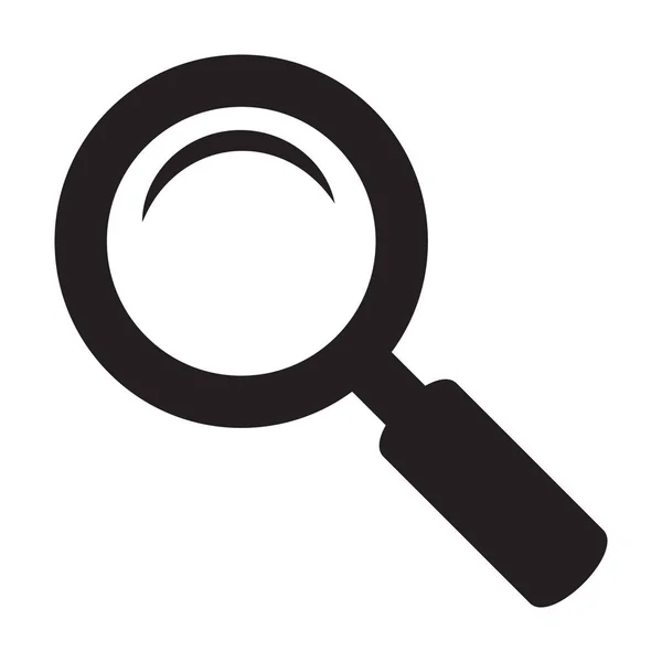 stock vector Magnifying glass icon, magnifier or loupe sign.