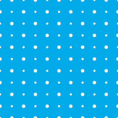 Polka noktasız desen, açık mavi nokta vektör arkaplan.