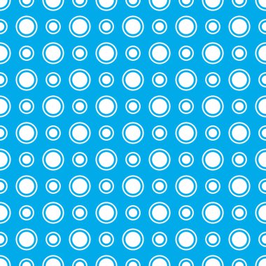 Polka noktasız desen, açık mavi nokta vektör arkaplan.