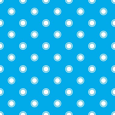 Polka noktasız desen, açık mavi nokta vektör arkaplan.