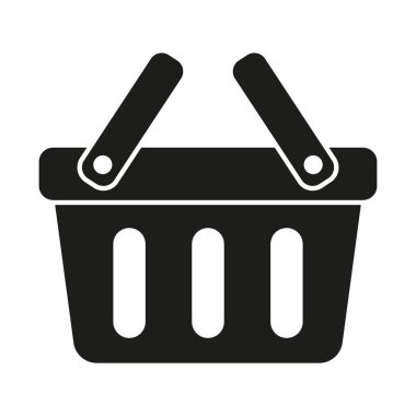 Alışveriş sepeti simgesini - vektör çizim