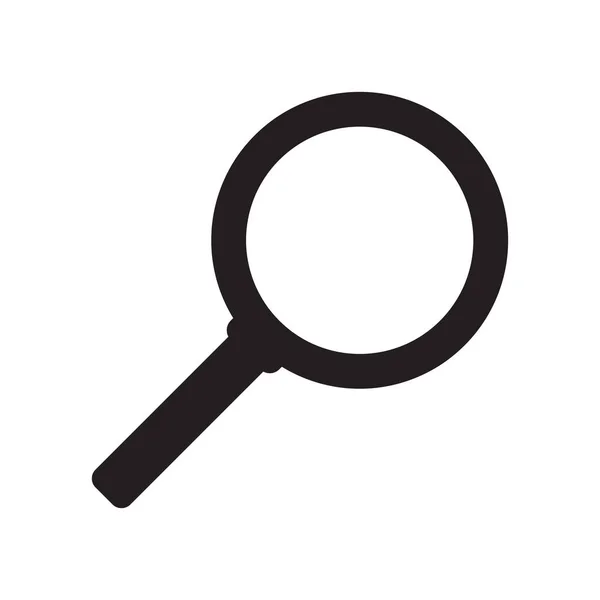 Значок Лупе Поиск Значок Увеличительное Стекло Символ Векторной Лупы Векторная Графика
