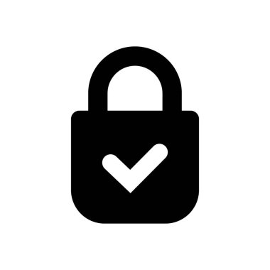 Simgeyi kilitle, keneyle kilitle, işaretle, güvenlik simgesi.