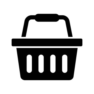 Alışveriş sepeti simgesini - vektör çizim