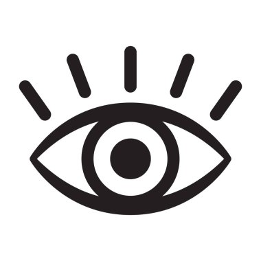 İnsan gözü simgesi, göz simgesi.