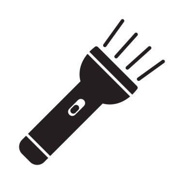 El feneri ikonu. El feneri simgesi simgesi..