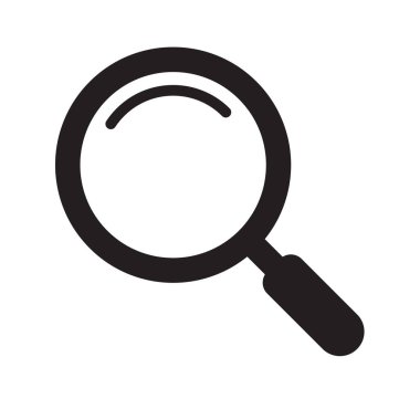 Büyüteç simgesi, büyüteç simgesi. Loupe simgesi.