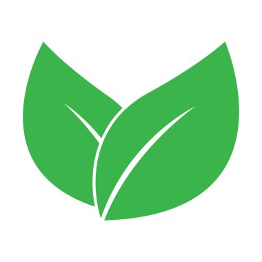 Yeşil yaprak simgesi. Yeşil yaprak..