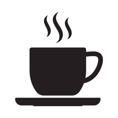 Kupa ikonu, kahve fincanı ikonu. Simge iç.