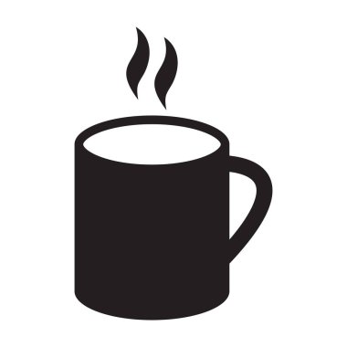 Kahve fincanı ikonu. Simge iç.