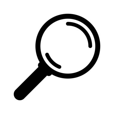 Büyüteç simgesi, loupe ikonu. Arama simgesi.