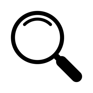 Arama simgesi. Büyüteç simgesi, loupe simgesi.