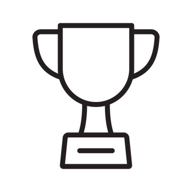 Ganimet çizgisi simgesi. Kupa ikonu, zafer kupası ikonu.