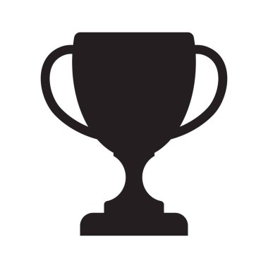 Kupa ikonu, zafer kupası ikonu. Ödül simgesi.