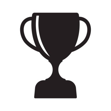 Kupa ikonu, zafer kupası ikonu. Ödül simgesi.