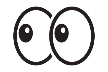 Gözler ikona benziyor. Gözler sembol gibi.