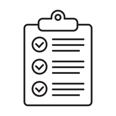 Pano satırı simgesi. İşaretleme listesi işareti.