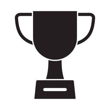 Kupa ikonu, zafer kupası ikonu. Ödül simgesi.