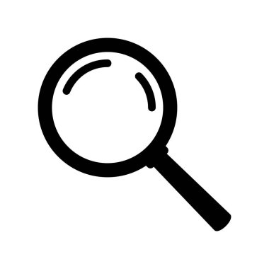 büyüteç simgesini. Arama simgesi.