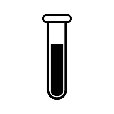 Test tüpü simgesi. Test tüpü sembolü.