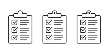 Pano simgesi. Pano satır simgeleri ayarlandı.