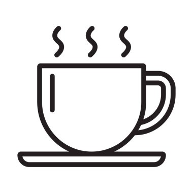 Roket hattı ikonu. Uçan roket doğrusal simgesi.