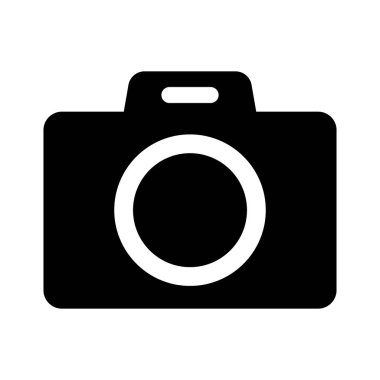 Kamera simgesi. fotoğraf makinesi simgesi.