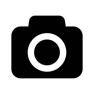 Kamera simgesi. fotoğraf makinesi simgesi.