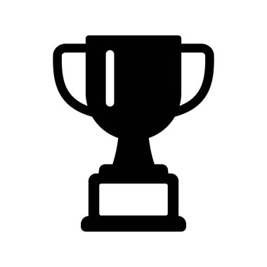 Kupa ikonu, zafer kupası ikonu. Ödül simgesi.