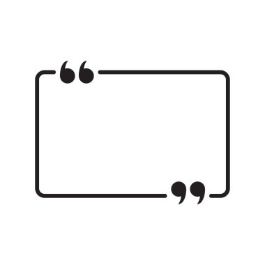 Alıntı kutusu, tırnak işaretli çerçeve.