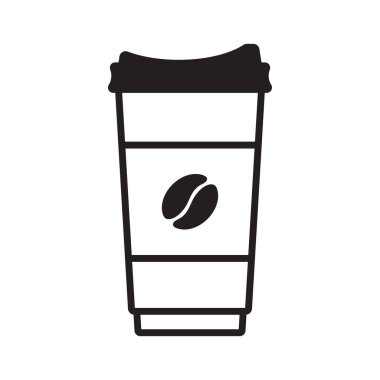 Kağıt kahve fincanı simgesi.