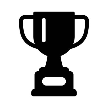 Kupa ikonu, zafer kupası ikonu. Ödül simgesi.