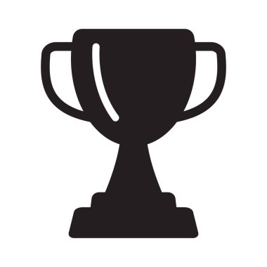 Kupa ikonu, zafer kupası ikonu. Ödül simgesi.