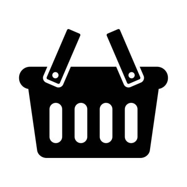 Alışveriş sepeti ikonu. Çevrimiçi alışveriş simgesi.