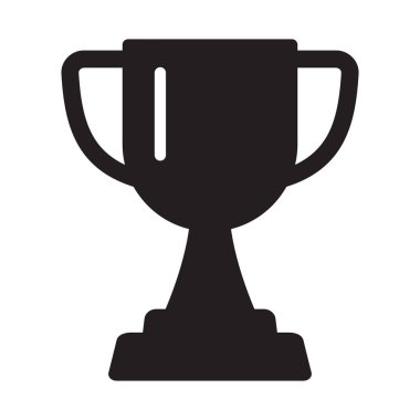 Kupa ikonu, zafer kupası ikonu. Ödül simgesi.