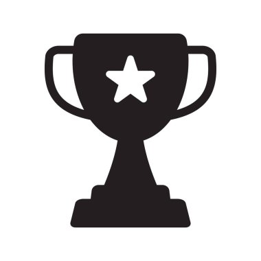 Kupa ikonu, yıldız ikonlu kupa birincisi, zafer kupası ikonu.