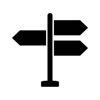 İşaret çubuğu simgesi, yön simgesi.