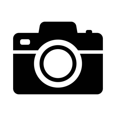 Kamera simgesi. fotoğraf makinesi simgesi.